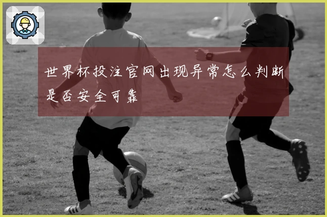世界杯投注官网出现异常怎么判断是否安全可靠